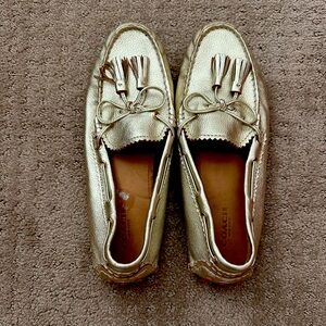 Coach Gold Nadia Moccasins